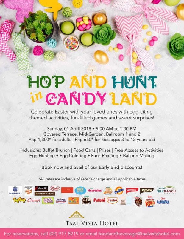 Tagaytay Easter Events 2018