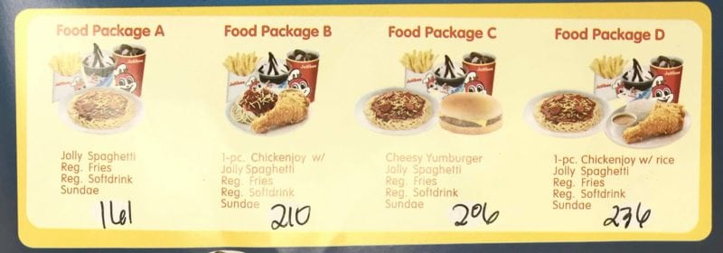 Jollibee Party Package 2018 Updated Price List