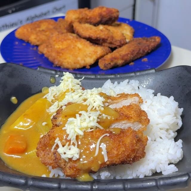 Cheesy Chicken Katsu Curry Cheesy Chicken Katsu Curry