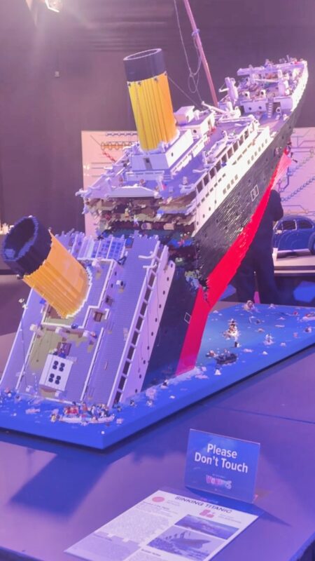 Massive Lego Titanic Display Massive Lego Titanic Display